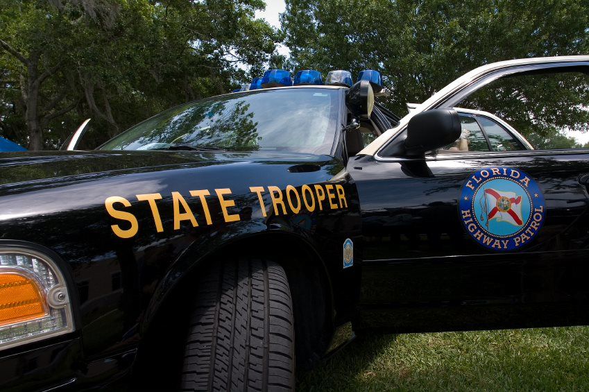 Image of a Florida Highway Patrol vehicle for a state trooper.