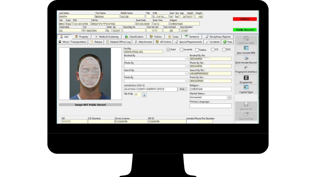 SmartJAIL makes the booking process quick and efficient, no matter the size of your facility.