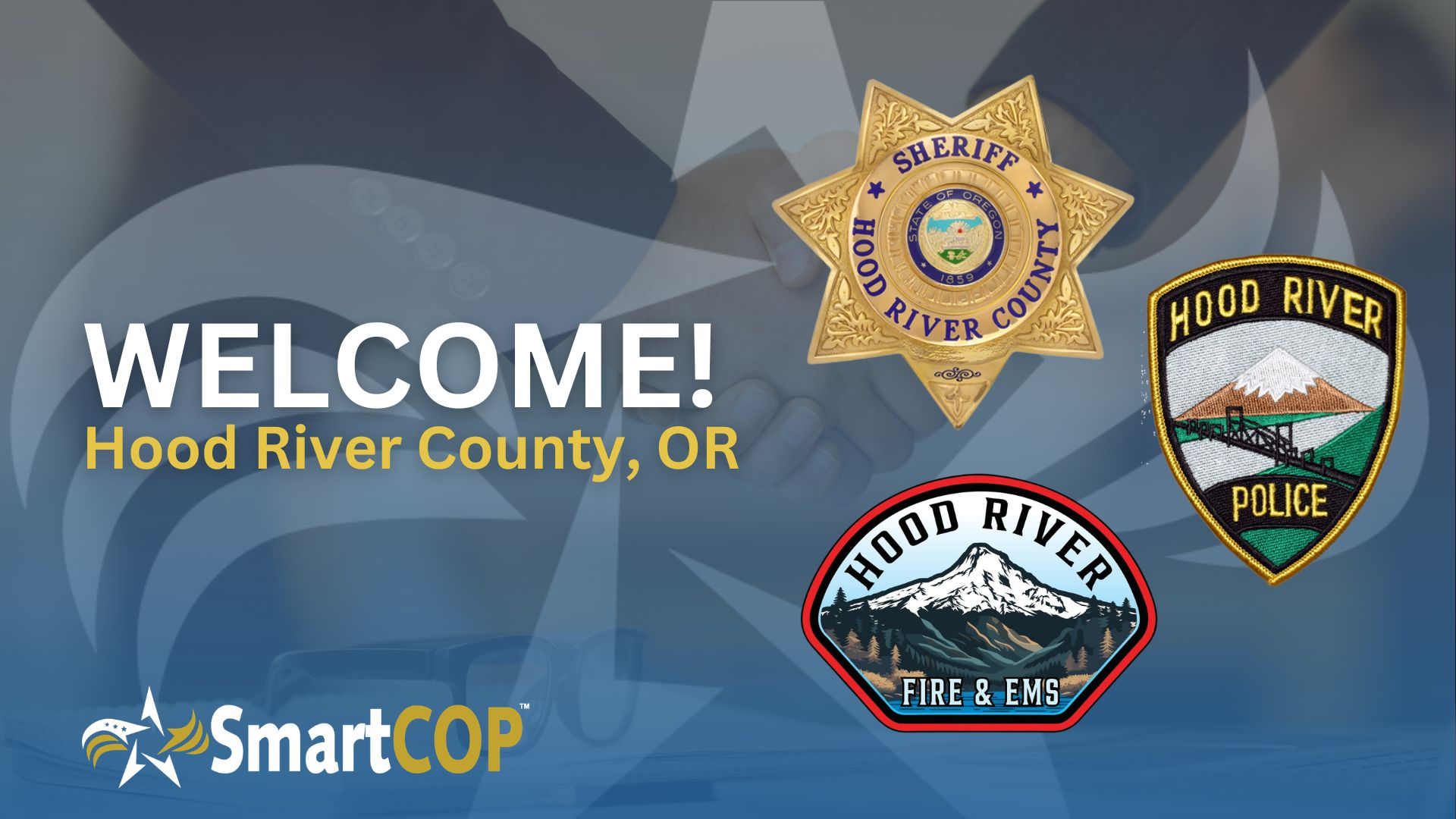 Hood River County Sheriff's Office and Hood River PD are now live with SmartCOP's CAD software, joining a growing network of public safety agencies in the Pacific Northwest.