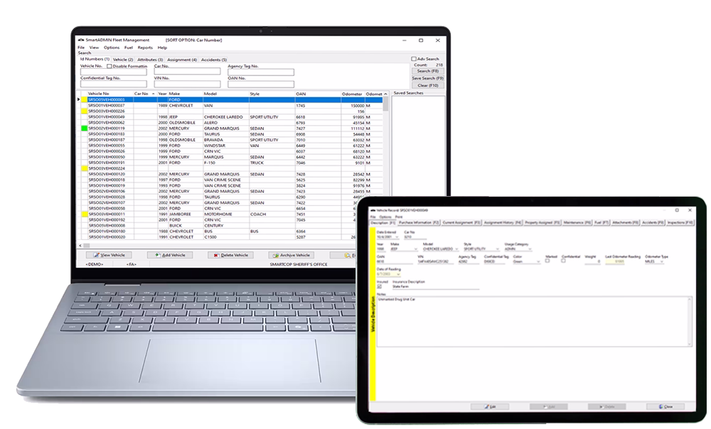 SmartCOP's law enforcement admin software, SmartADMIN, offers flexible and user-friendly benefits that streamline operations and improve efficiency.