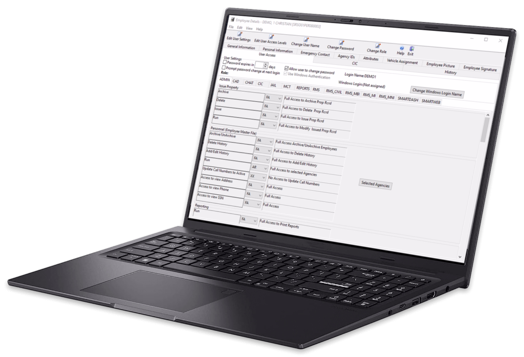 SmartADMIN is a robust law enforcement admin software designed to centralize and streamline key administrative functions.